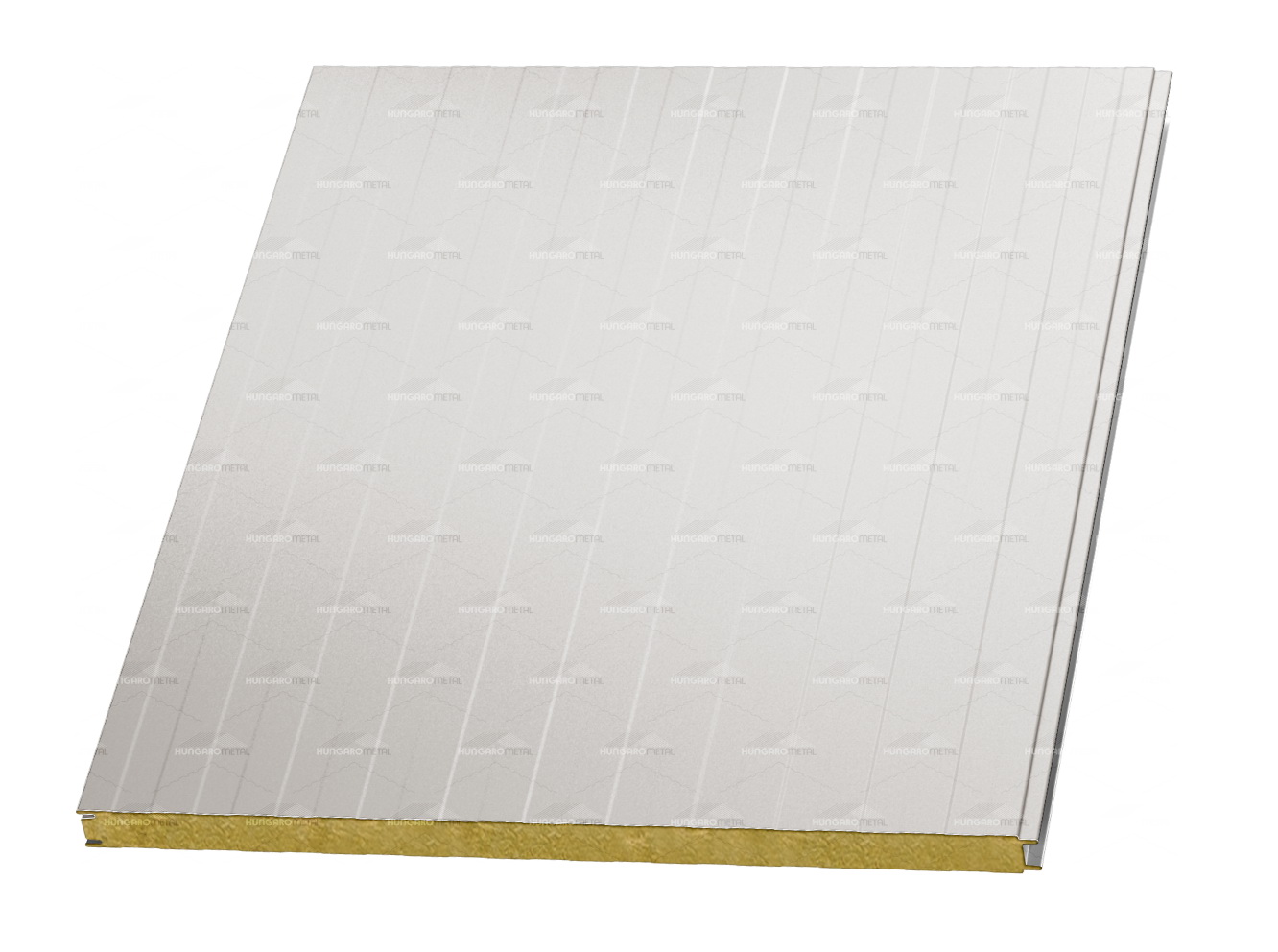 Ásványgyapot (MW) 100mm oldalpanel (1000mm,normál) 0,6-0000/0,5 RAL9002