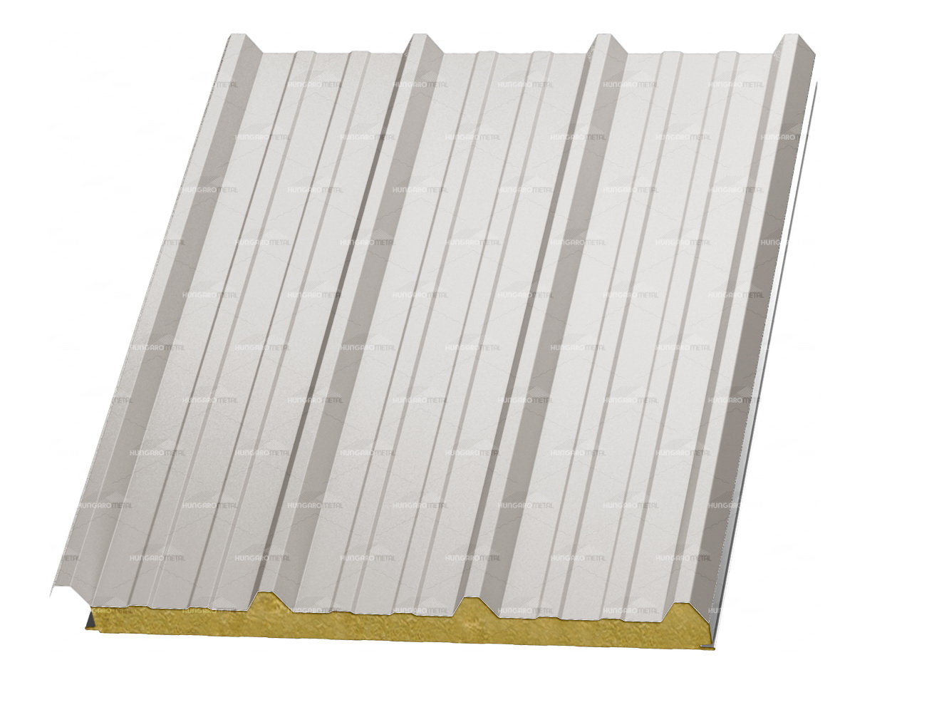 Ásványgyapot (MW) 200mm tetőpanel 0,6-0000/0,4 RAL9002