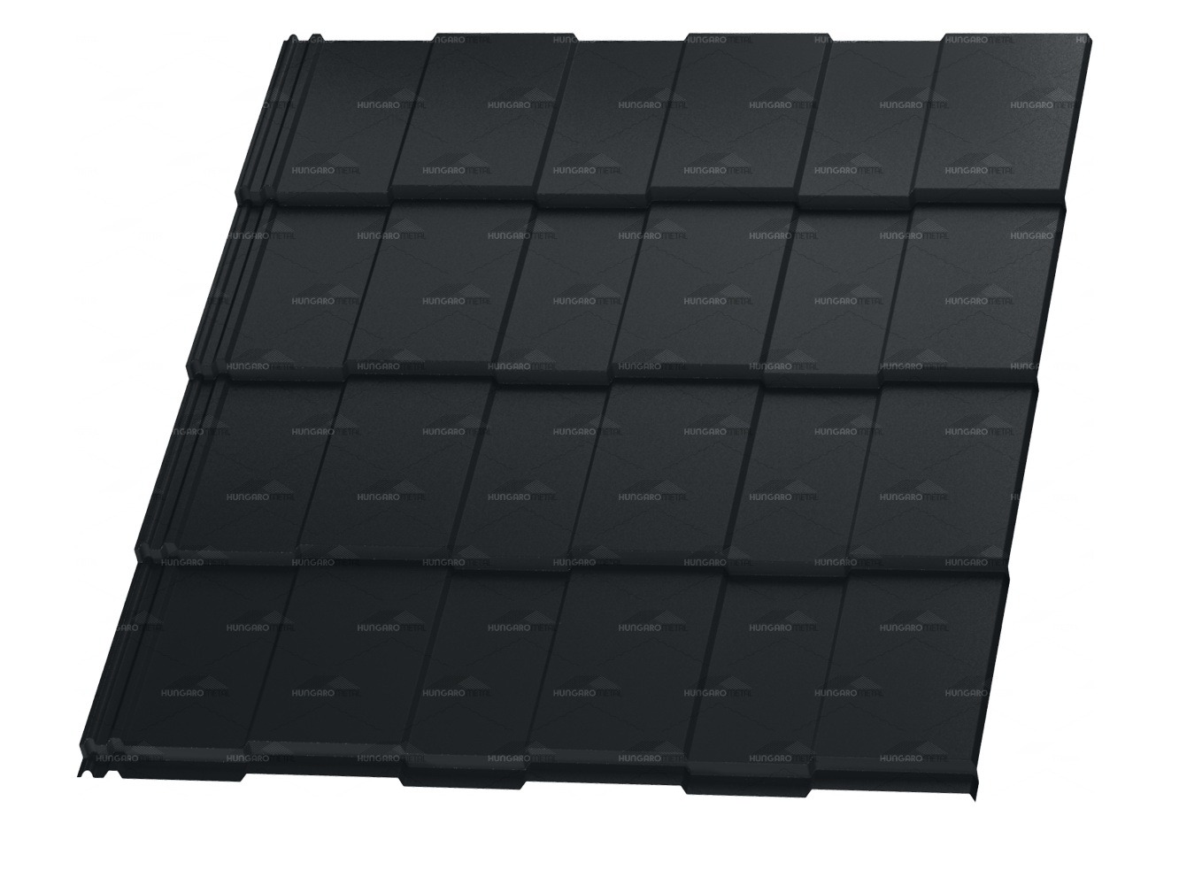 Cserepeslemez hexa 0,45mm (1160/1230mm) (Antikondenzált) RAL7016
