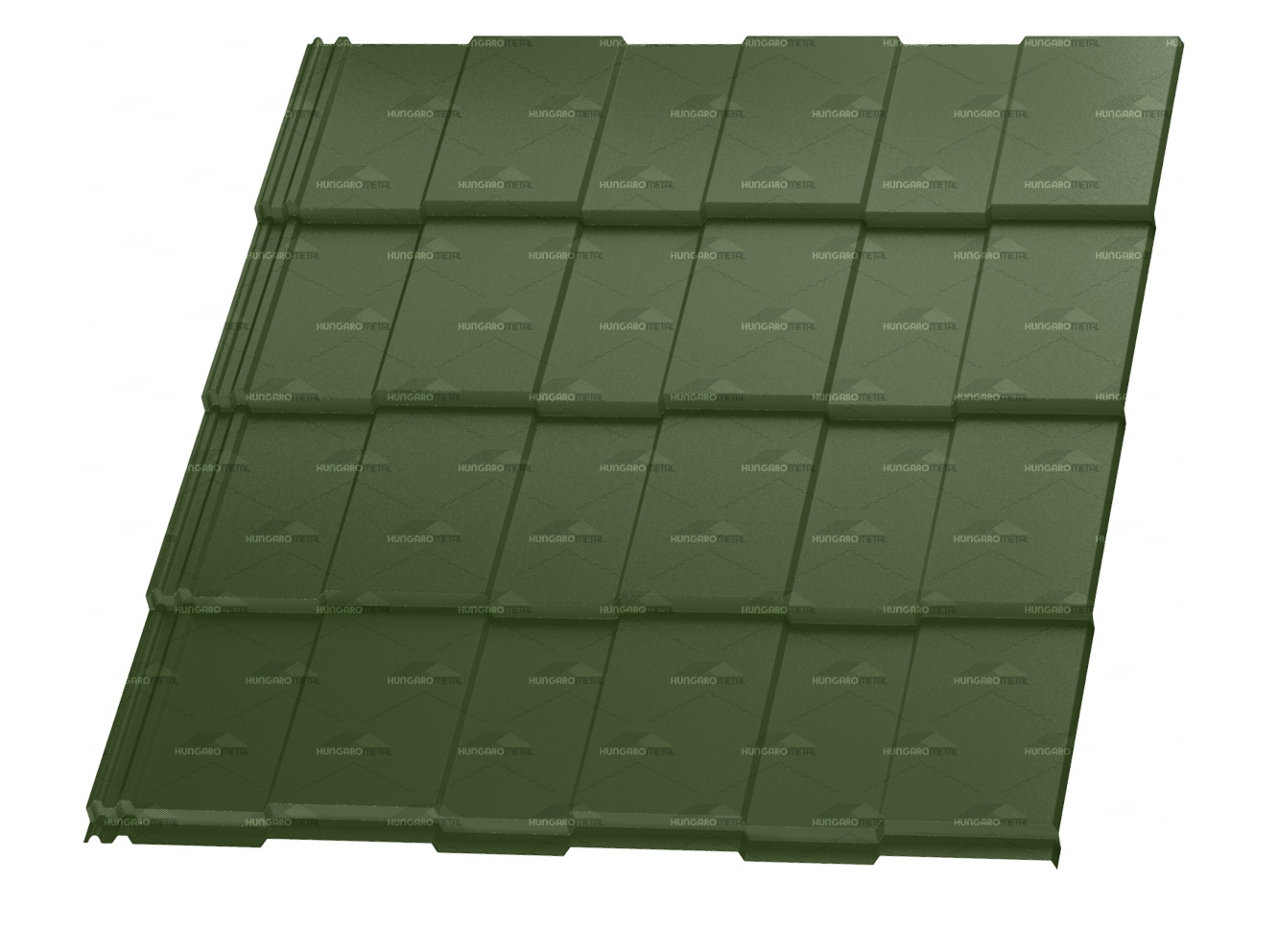 Cserepeslemez hexa 0,45mm (1160/1230mm) RAL6011