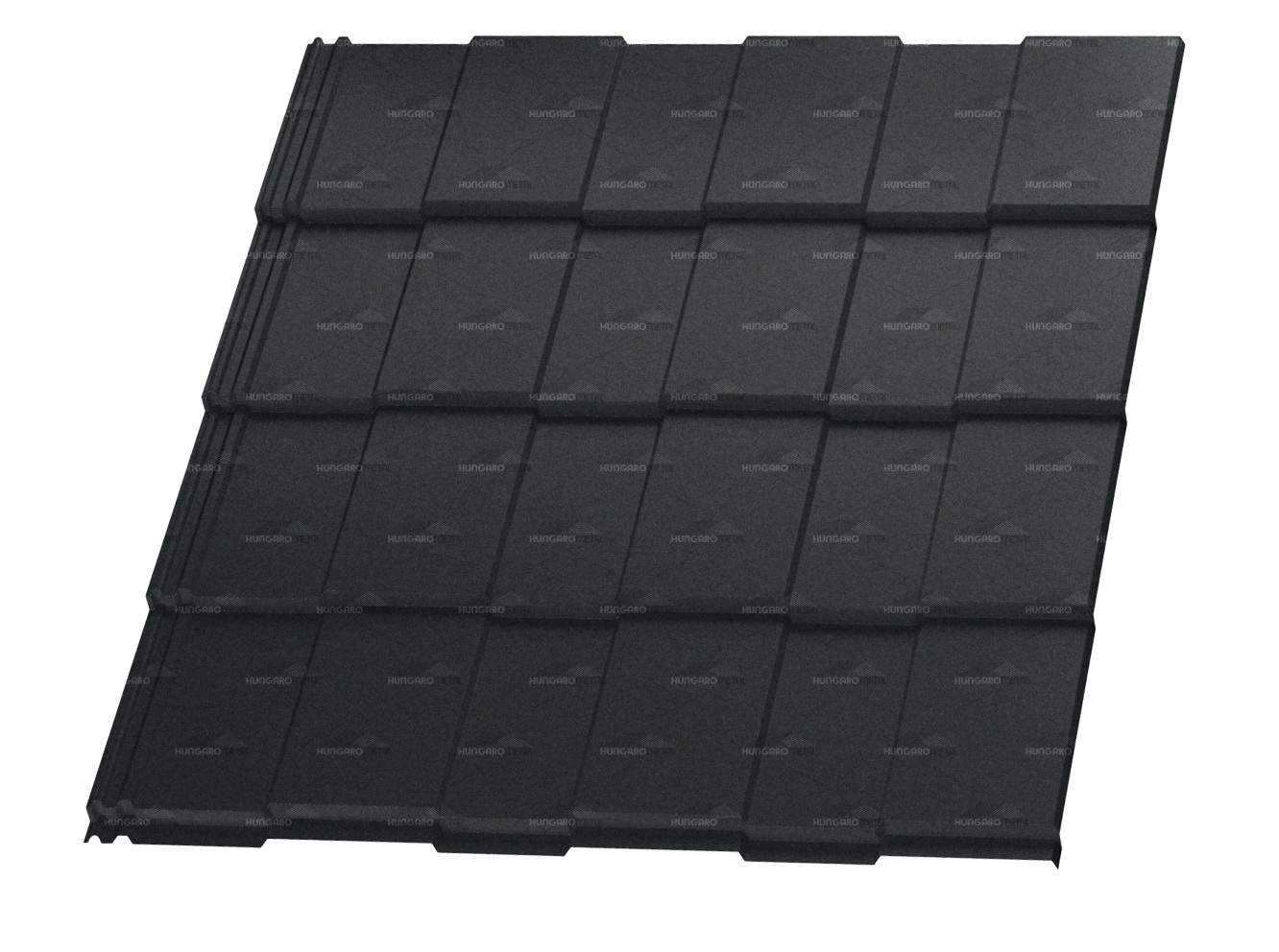 Cserepeslemez hexa 0,45mm (1160/1230mm) MATT RAL7016