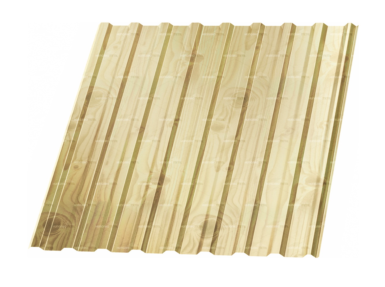 20-as trapézlemez 0,45mm (1080/1120mm) Fenyő