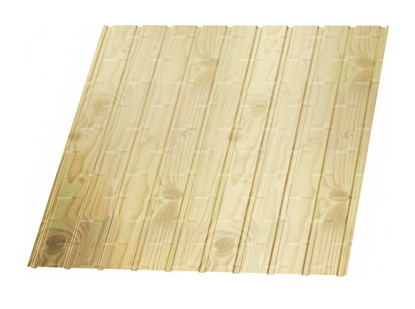 8-as trapézlemez 0,45mm (1130/1180mm) Fenyő
